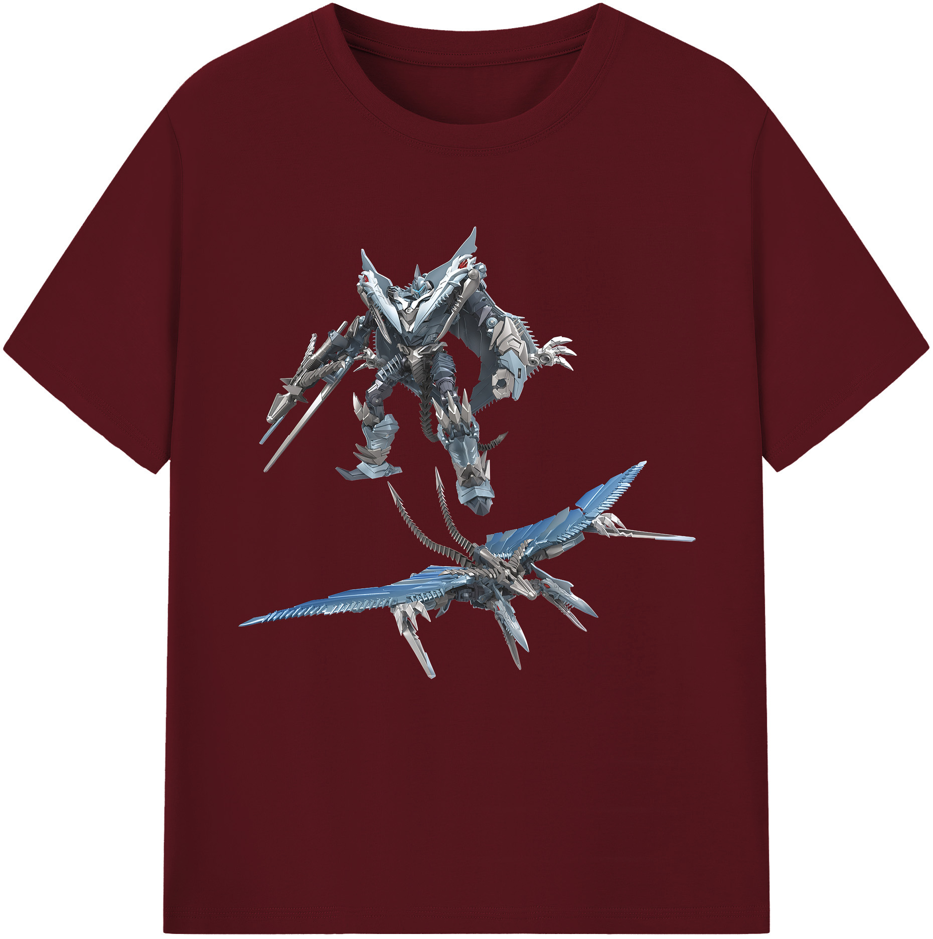 （画像用） Transformers トランスフォーマー 綿100％半袖Tシャツ（フロントプリント）